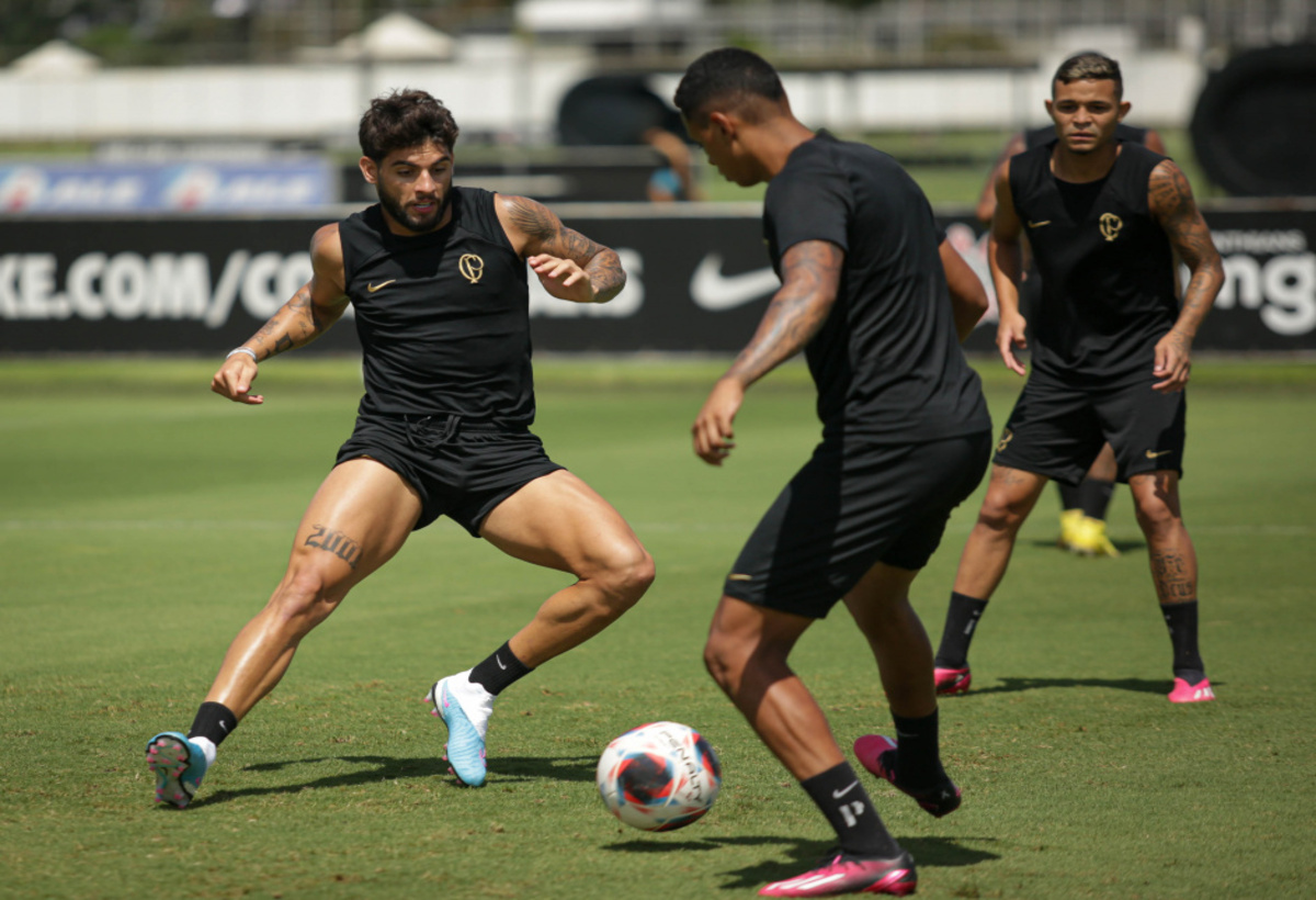 Corinthians inicia preparação para enfrentar o Bahia pelo Campeonato Brasileiro